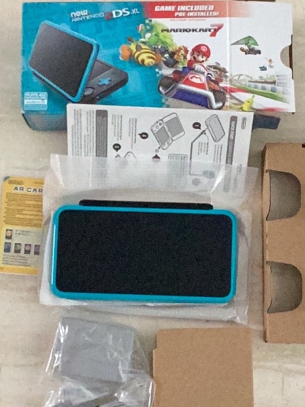 New Nintendo 2DS XL Console Mario Kart 7 Handheld Brand New In Original Box